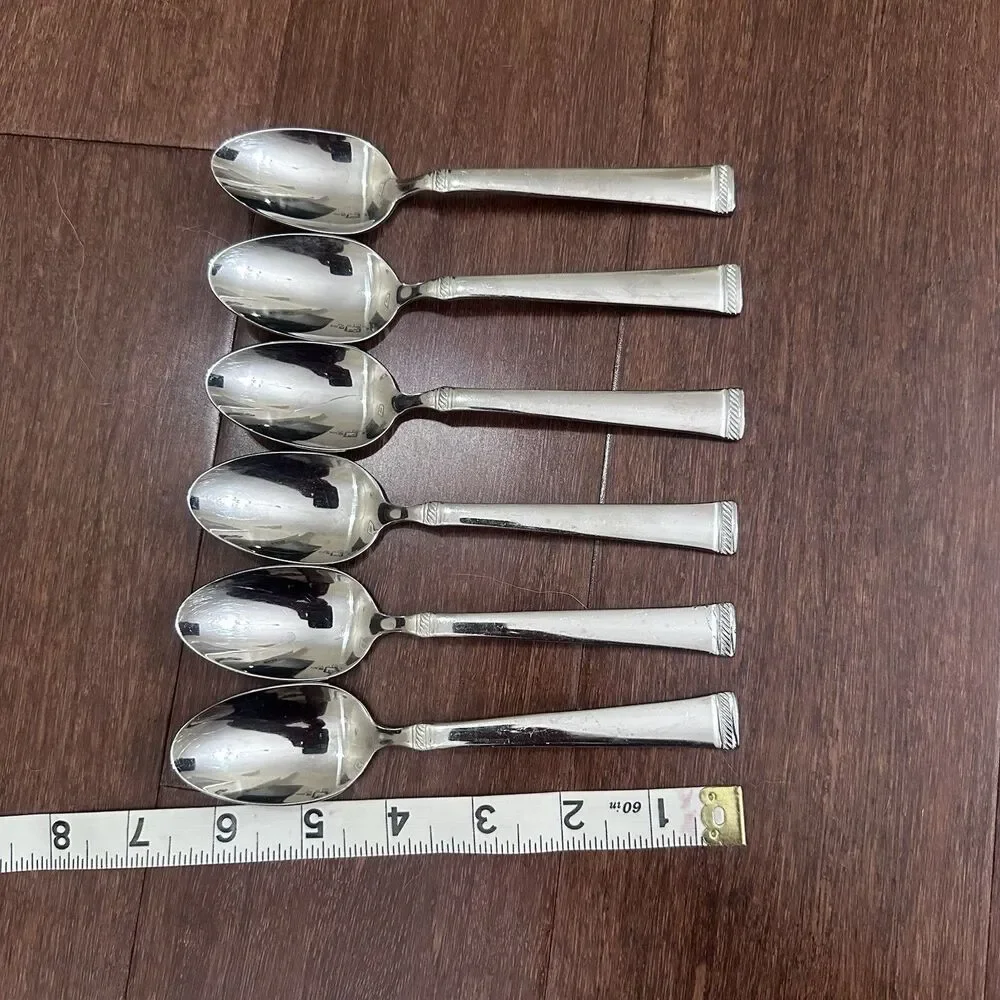 Lot of 51 Pcs. MIKASA Rope Flatware Spoons Forks Knives Stainless Rope Bands